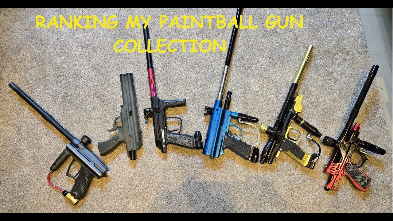 Ranking My Paintball Marker Collection Top 15 Guns
