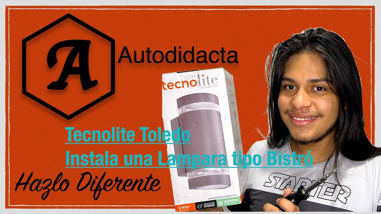 Instalación Lampara Bistró Tecnolite Toledo