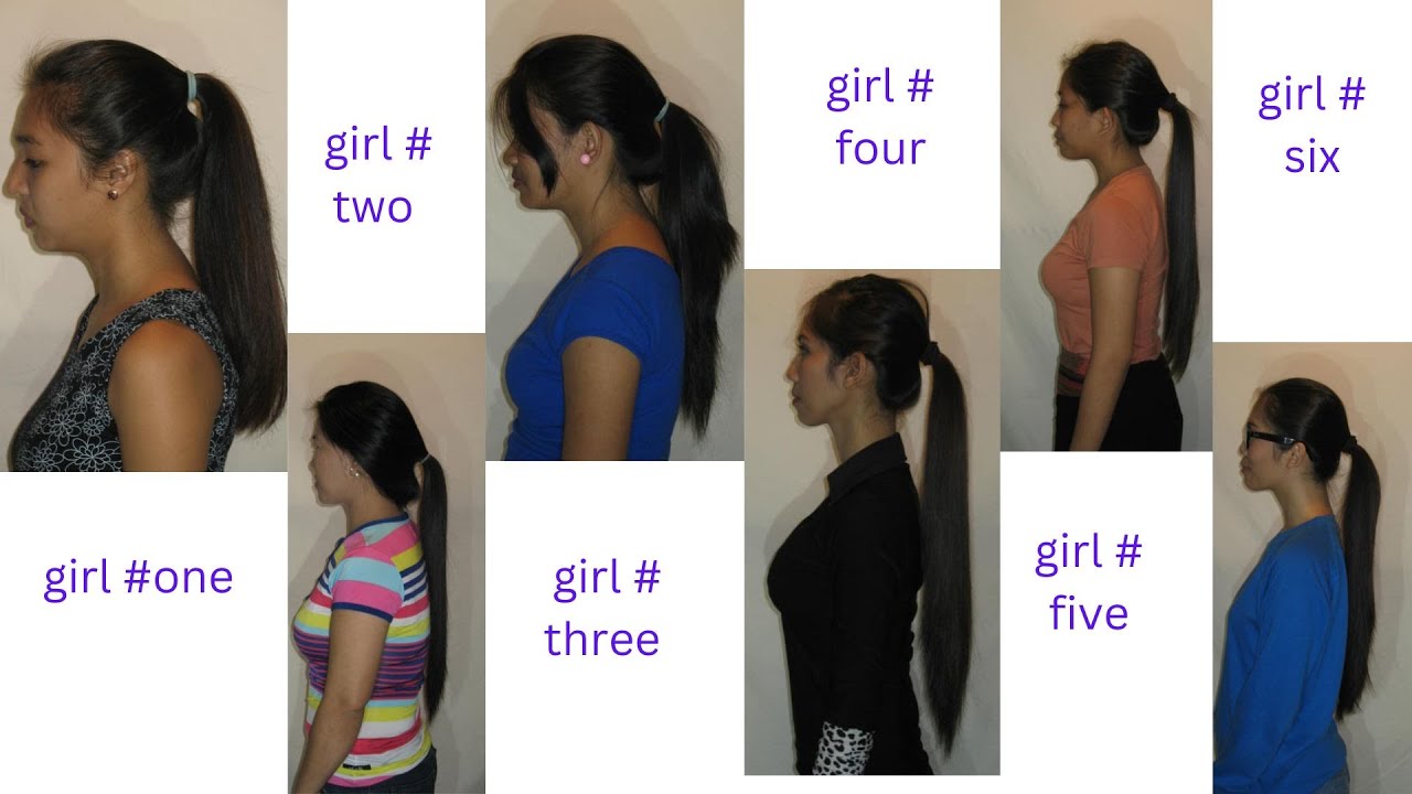 ladies black hair ponytail cut compilation 1 #haircutforlonghair #ladieshaircut #haircut #hair