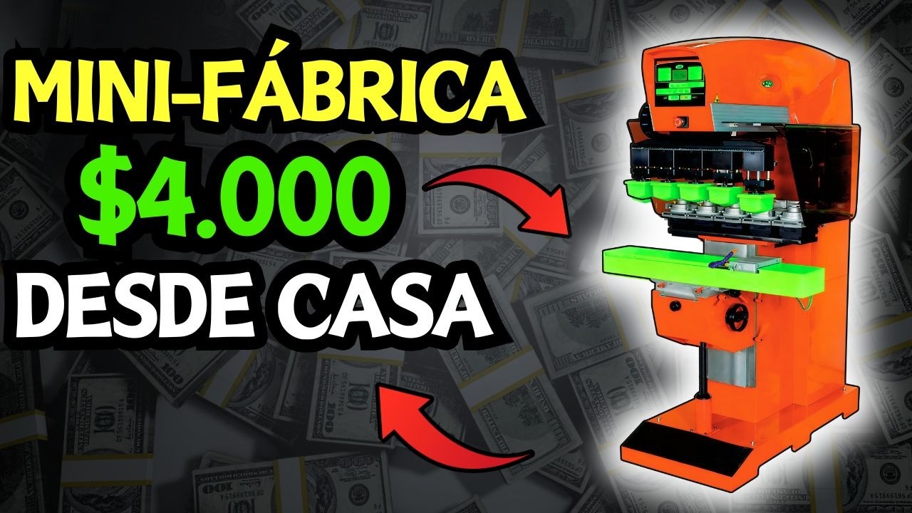 11 M&Aacute;QUINAS RENTABLES para EMPRENDER desde CASA con tu MINI F&Aacute;BRICA