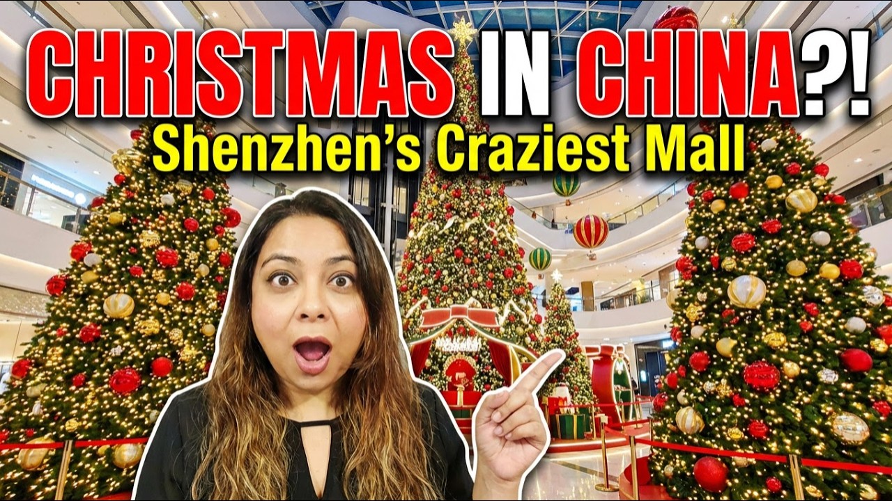 Christmas in China — Shenzhen's MixC Mall Festive Experience 🎄🇨🇳