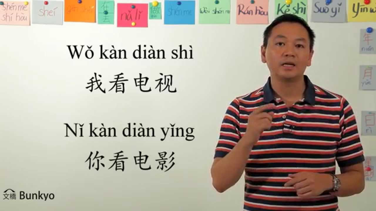 Escuela de Chino Bunkyo. Oraciones afirmativas y negativas