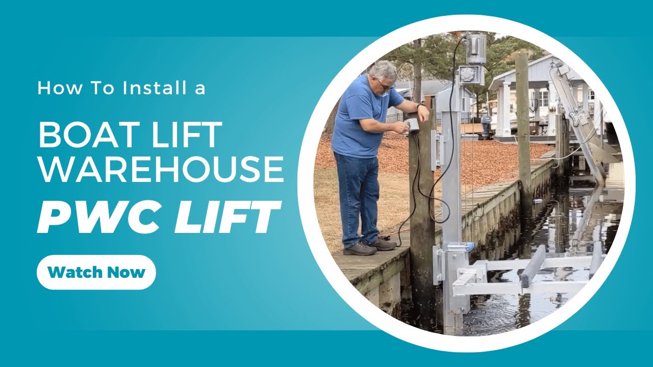 Boat Lift Warehouse PWC Lift Installation