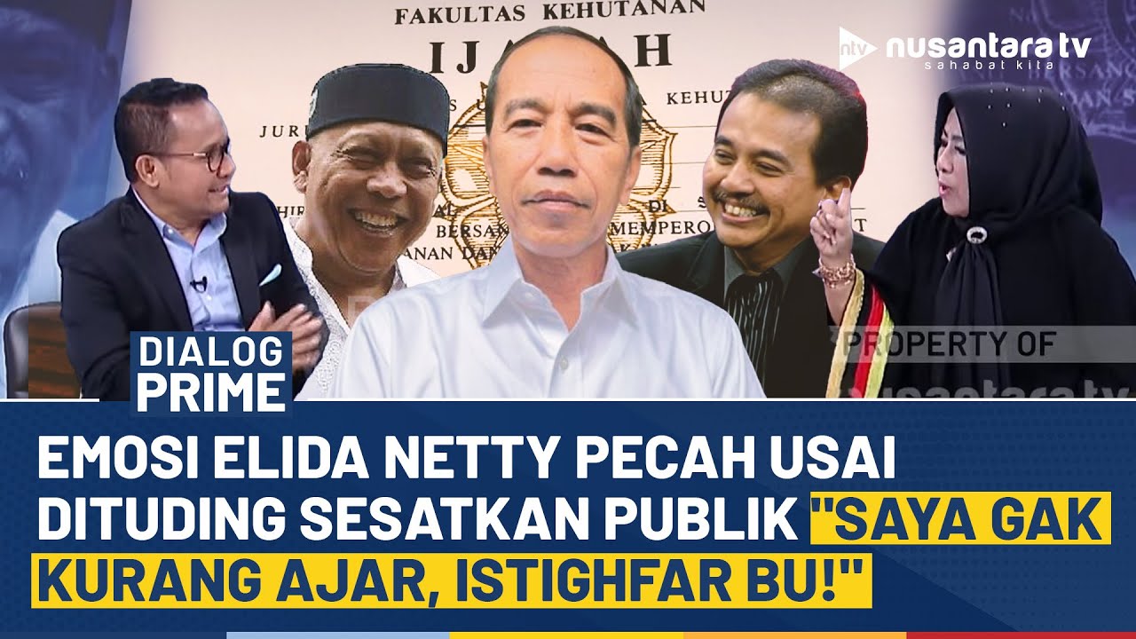 Murka Elida Netty Dituding Menyesatkan soal Ijazah Jokowi, Abdul Gafur: Gak Kurang Ajar, Istighfar!