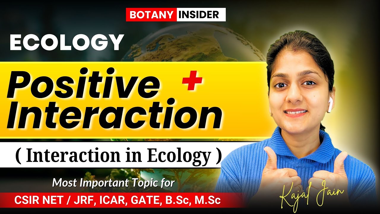 Interactions in Ecology (Part-1) Introduction| Mutualism| Commensalism | Proto-corporation| NET JRF