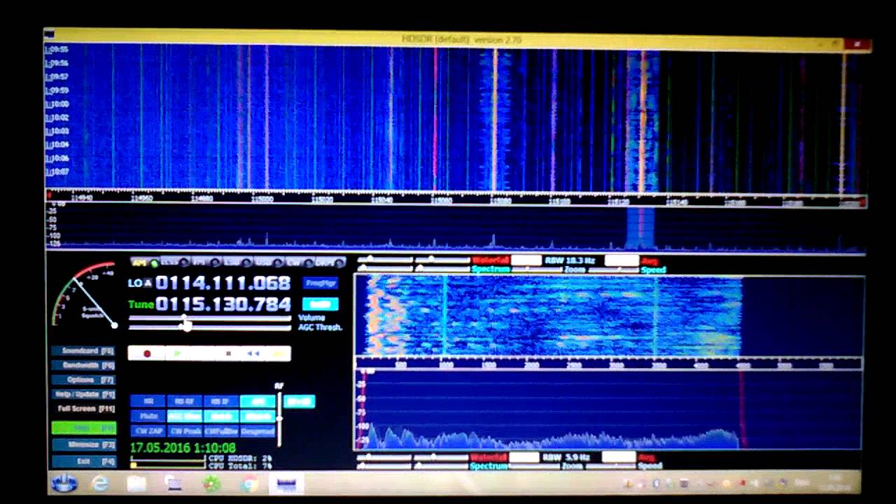 Прием КВ диапазона на SDR RTL2832 с конвертером