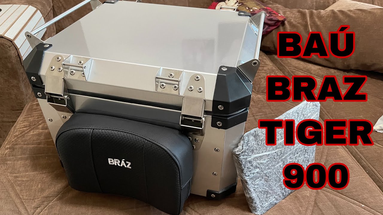 UNBOXING BAÚ 43L BRAZ TIGER 900/BAULETO/TOP CASE