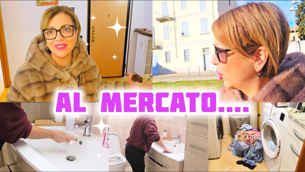 CON LA PELLICCIA E' FINTA EH! 😅PARTE 1/ VLOG +ACQUISTI/ PARTE DUE PULIZIA BAGNO/BALCONE E STENDO😱