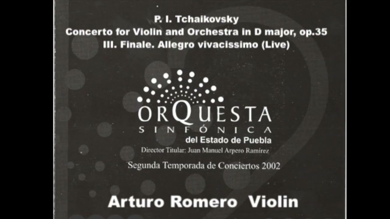 Tchaikovsky Op 35Finale  Allegro vivacissimo Romero Fiddler 14112002