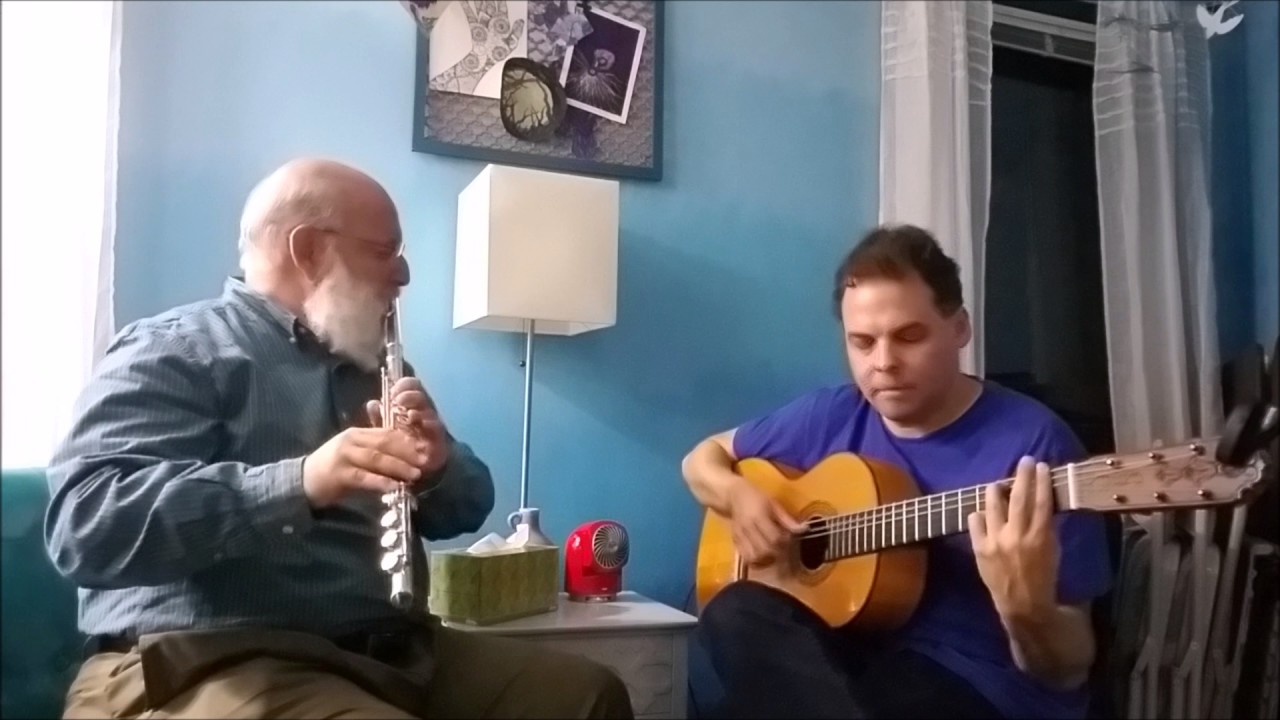 Blue Bossa - flute and guitar