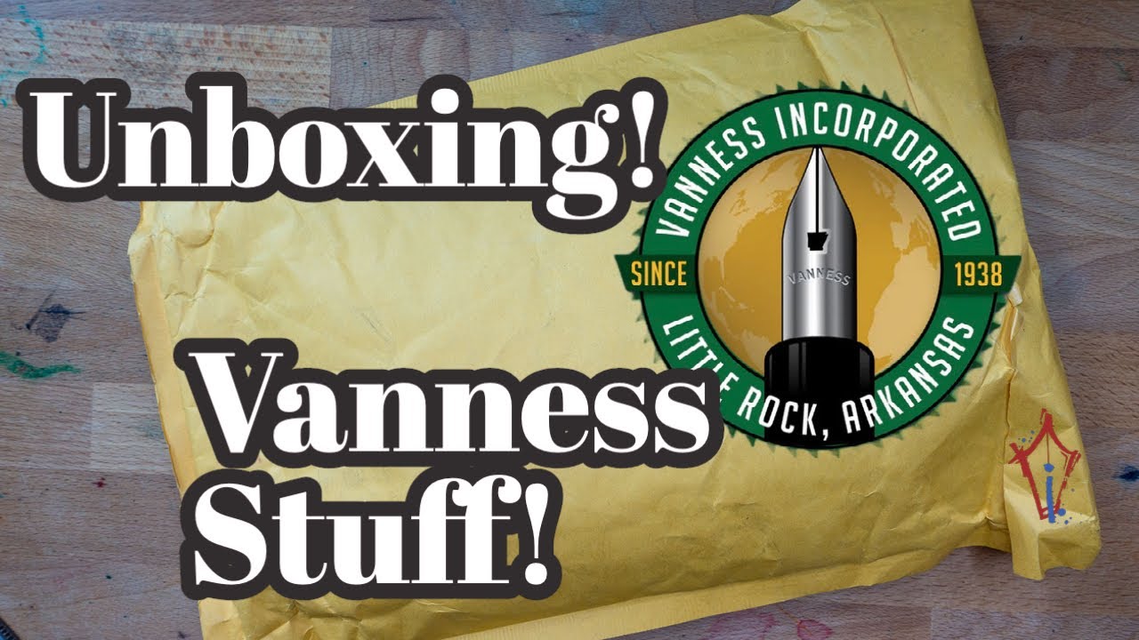Unboxing Inks and Paper from Vanness!