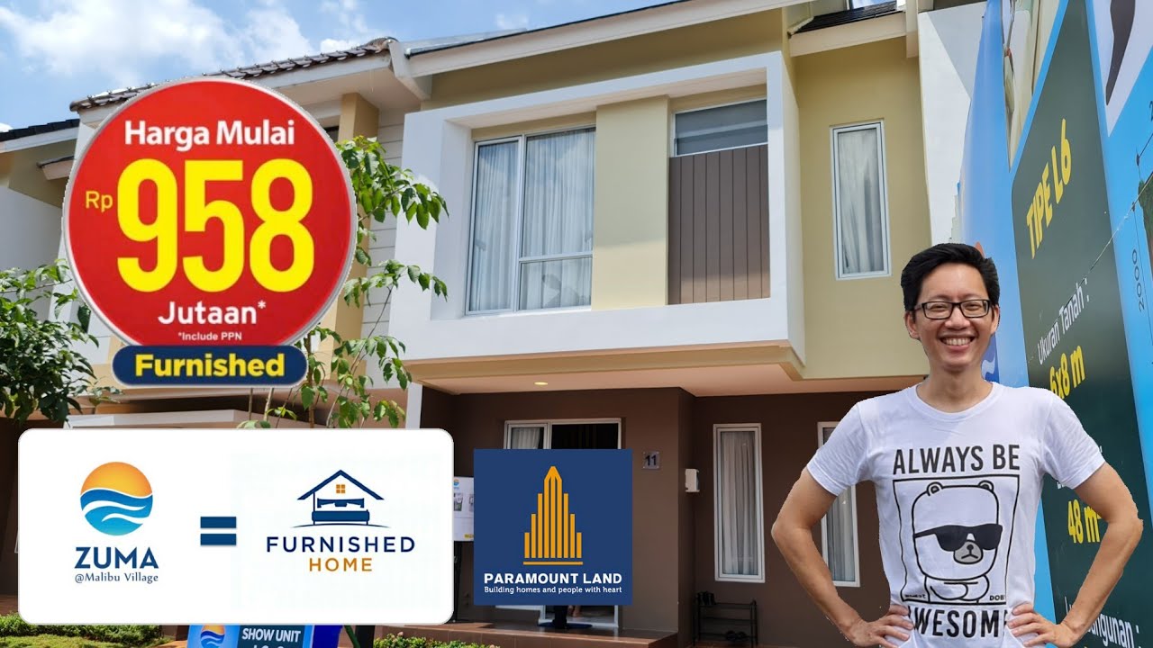 Cluster ZUMA Malibu Village Paramount 6x8 Full Furnished cuma 984jt !