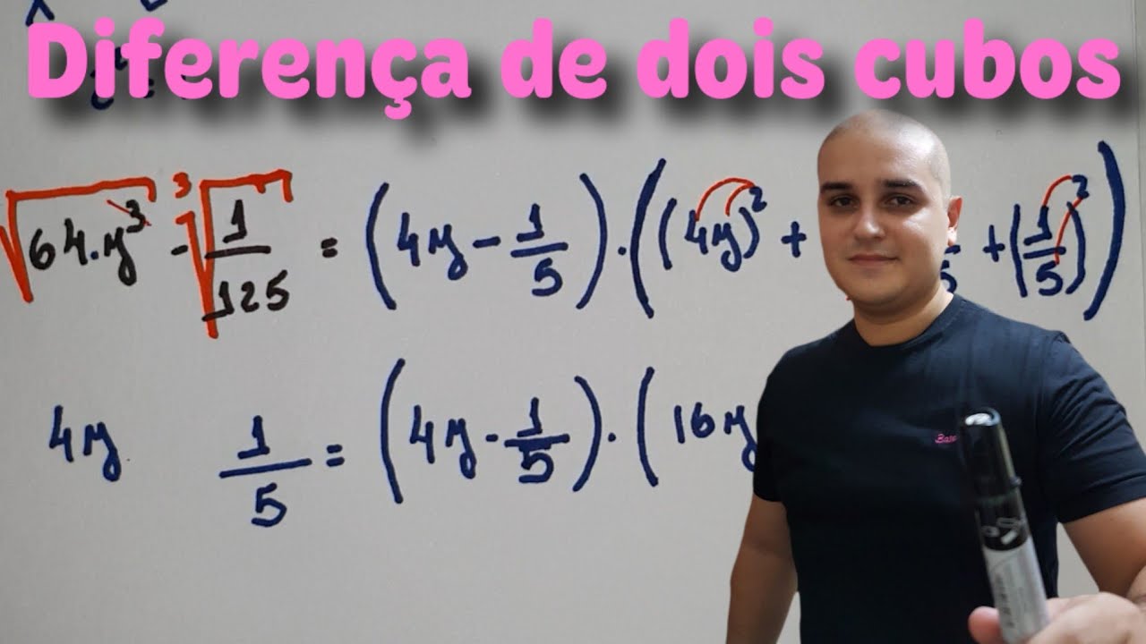 Fatoração 05: Diferença de dois cubos