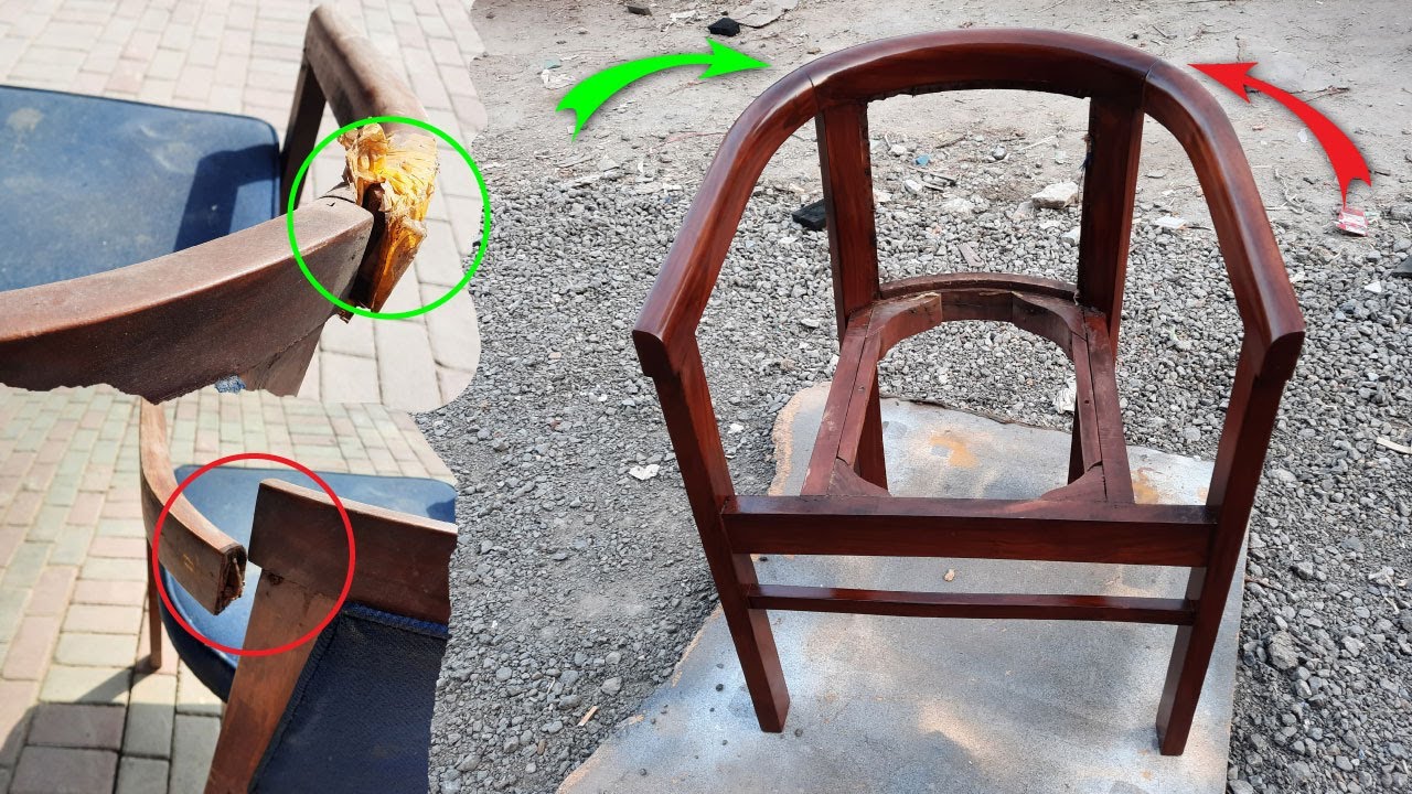 How To Repair Broken Chair Arms | Furniture Repair & Restoration | Wood Link