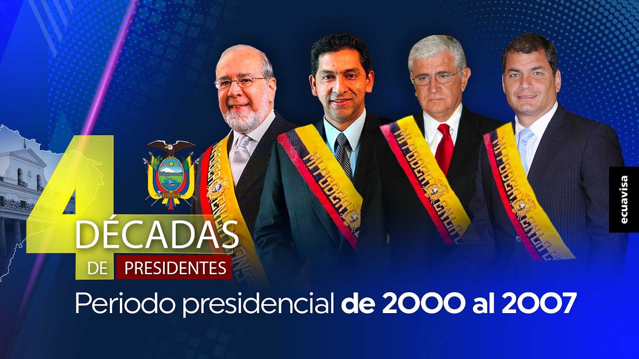 Década turbulenta (Periodo: 2000 - 2007) parte 2 - 4 décadas de Presidentes - Programa 6 | Ecuavisa