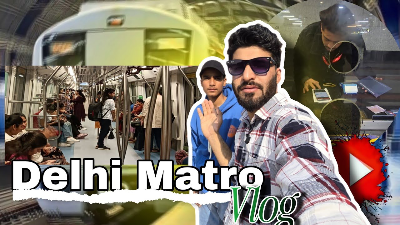 Inside Delhi Metro 😱 | Crazy Travel Vlog 🚆 | Delhi Life