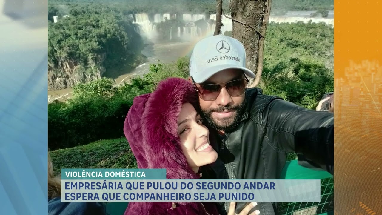 Mulher que pulou de prédio para escapar de feminicídio comemora prisão de suspeito em MG