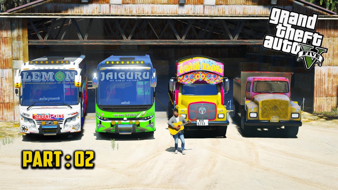 GTA 5: Restored Bus & Lorry Part:02.!!