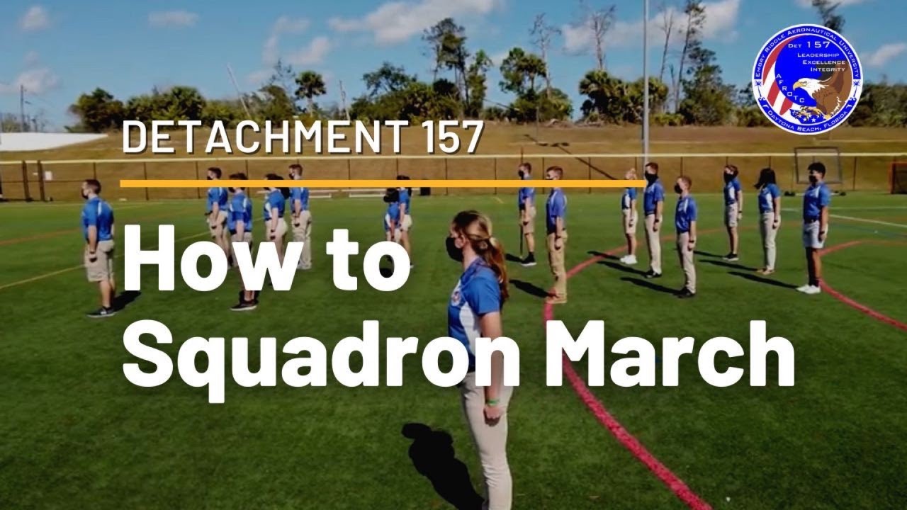 Squadron Marching - Det 157