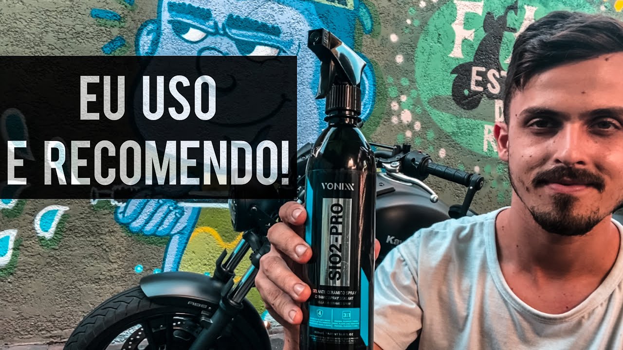 SiO2-PRO VONIXX - Proteção de pintura fosca. - FAB estética de motos.
