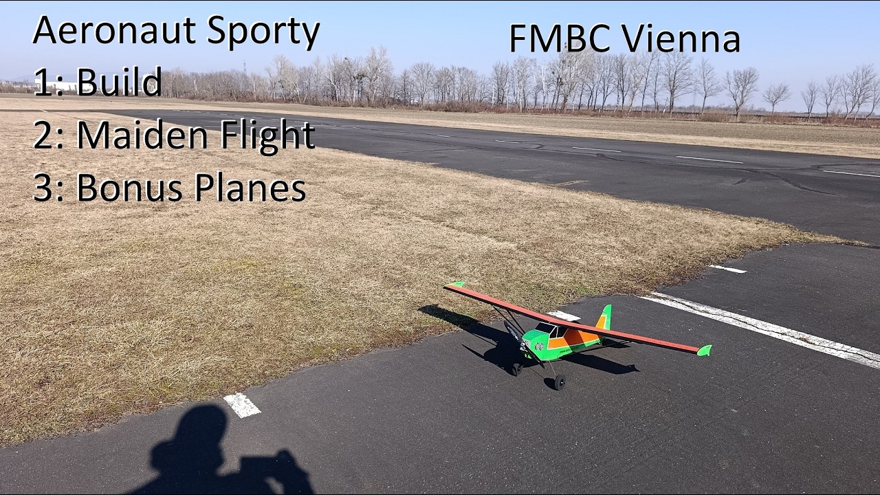 Aeronaut Sporty: Build & Maiden Flight & Bonus
