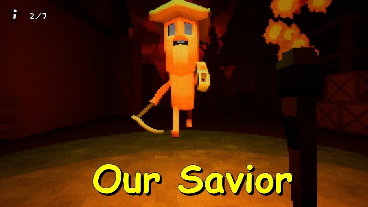 GOOD ENDING | Our Savior Playthrough Gameplay (Horror Game)