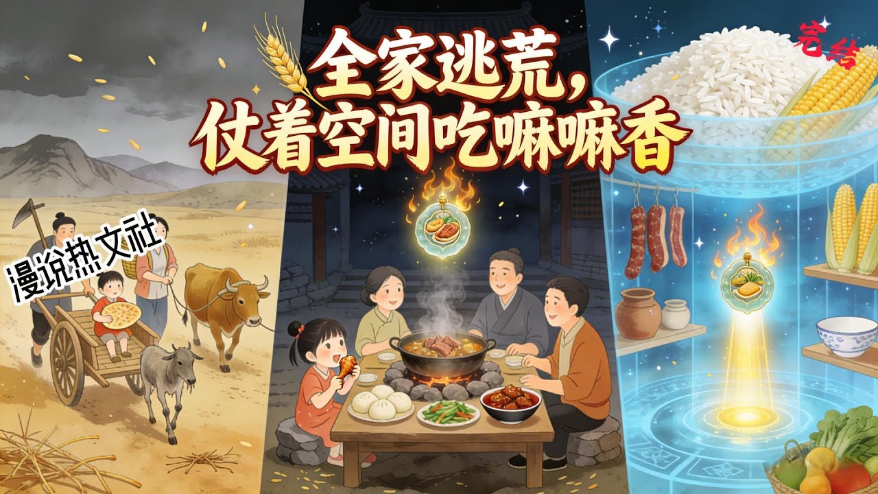 完结《全家逃荒，仗着空间吃嘛嘛香》史上最倒霉新娘——温瑜，眼睛一闭，一睁，变成了古代和她同名同姓的农家妇，升级当妈。 当原主很不是东西的老公问她“马什么梅”时，温瑜愣住了。 #逃荒#种田#古代言情