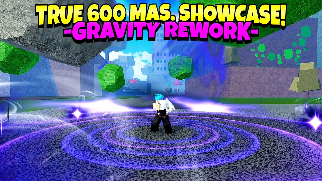 The True 600 Mastery Gravity Rework Full Showcase! (Blox Fruits)