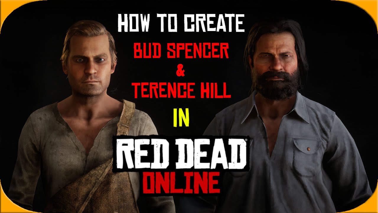 Red Dead Online - How To Create Bud Spencer & Terence Hill from They Call Me Trinity