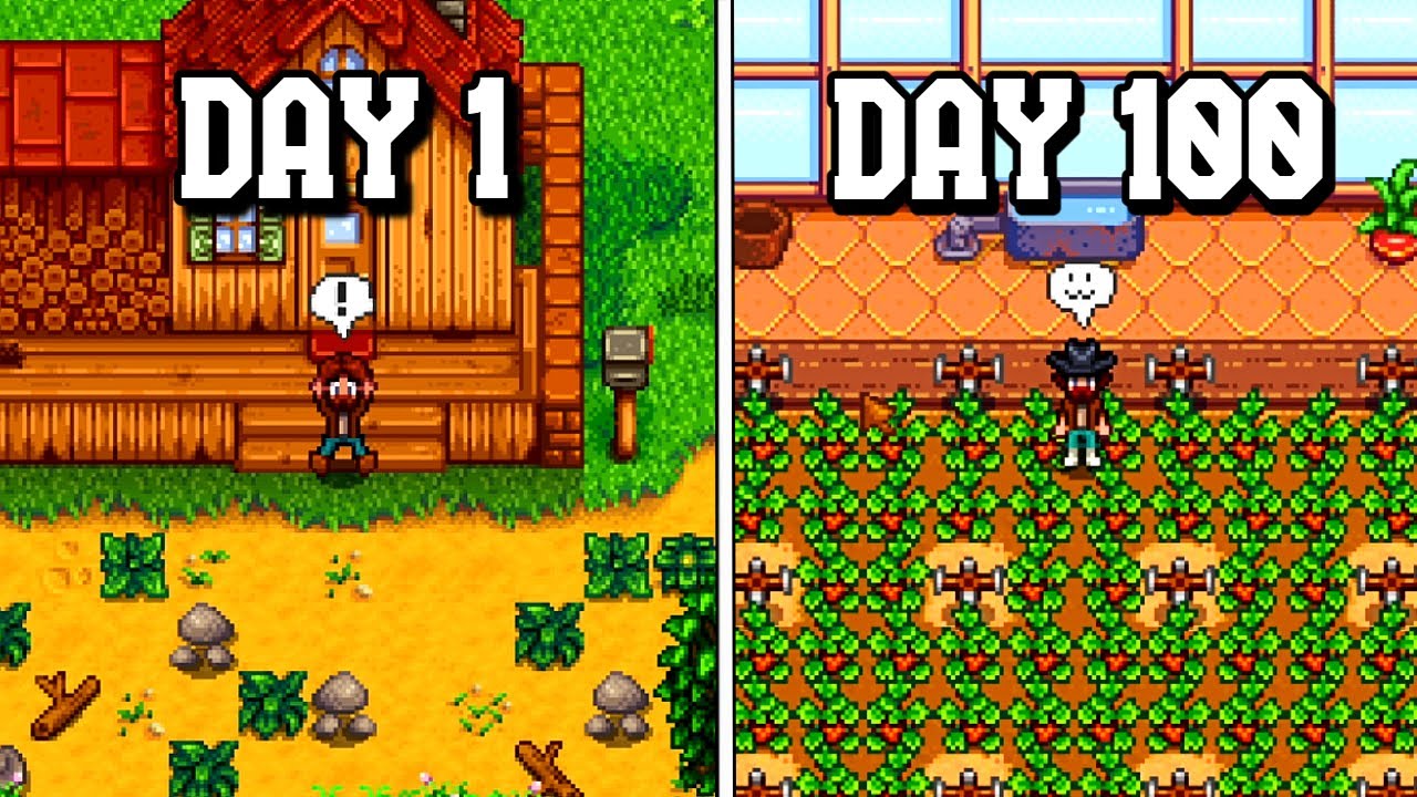 I spent 100 Days Attempting Stardew Valley's Hardest Challenge