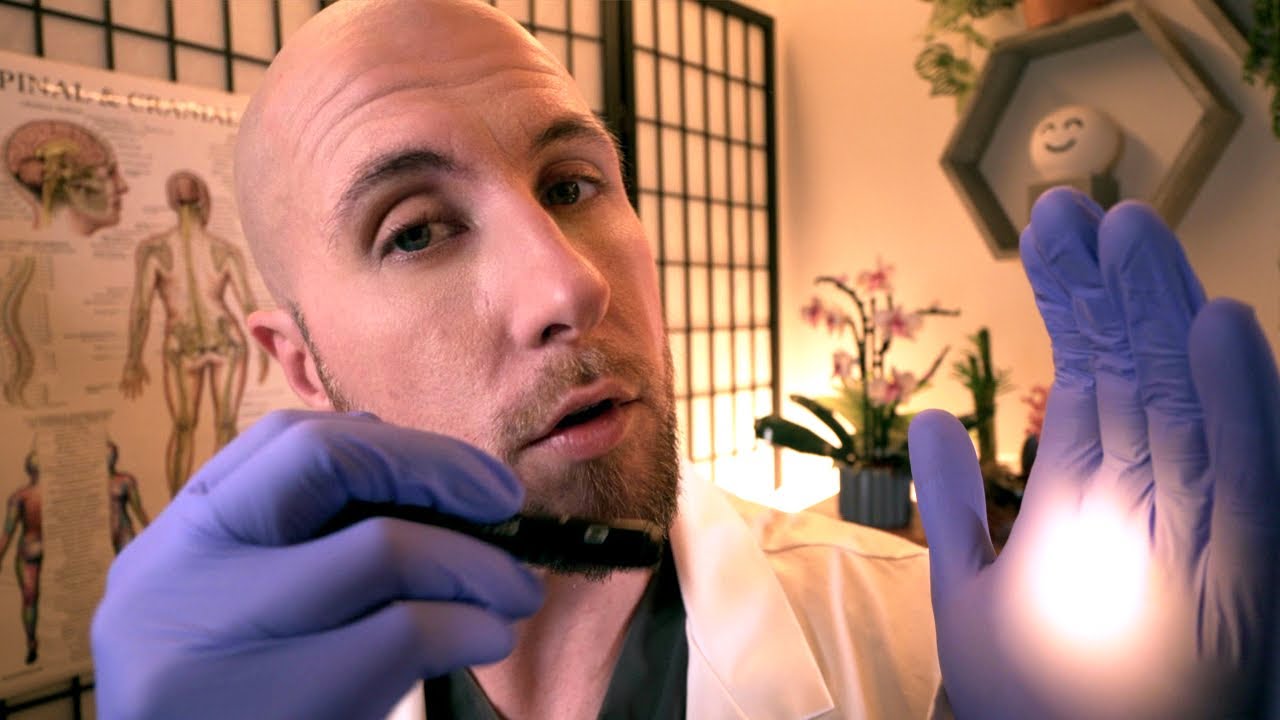 Classic ASMR Cranial Nerve Exam