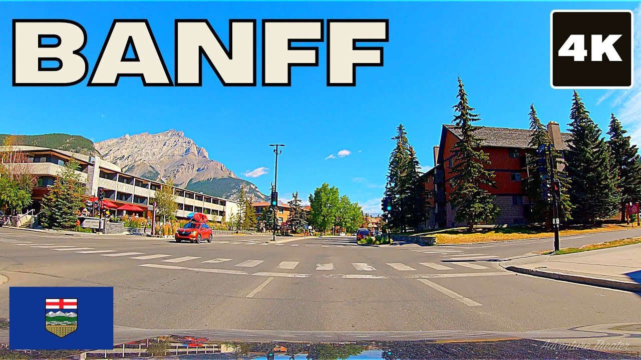 Banff, Alberta 4K scenic drive | Canada