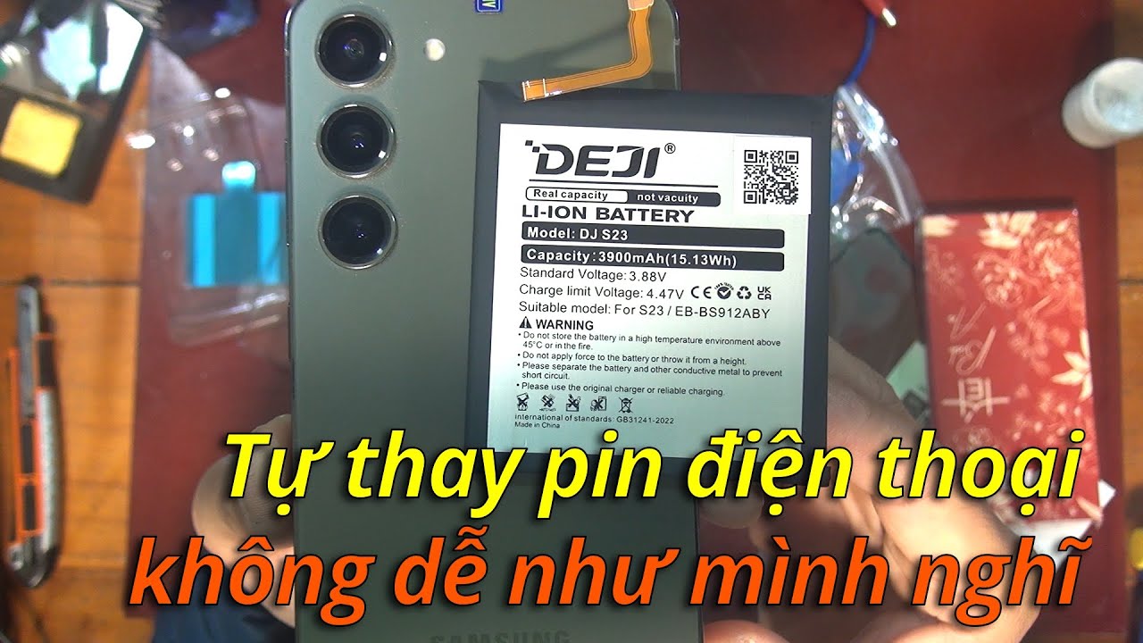 Thay pin Samsung S23 | replace Samsung S23 battery #thaypinsamsung #thaypin