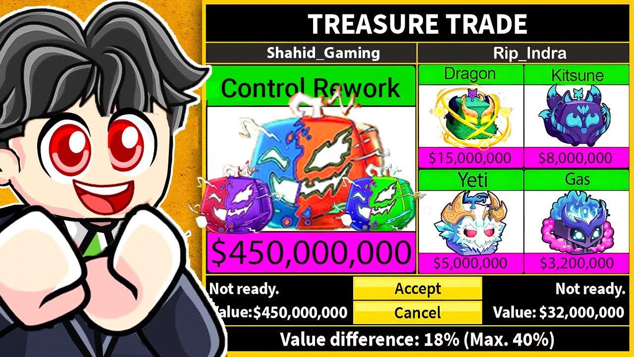 Trading Control Rework For 24 Hours In Blox Fruits Roblox Part 2