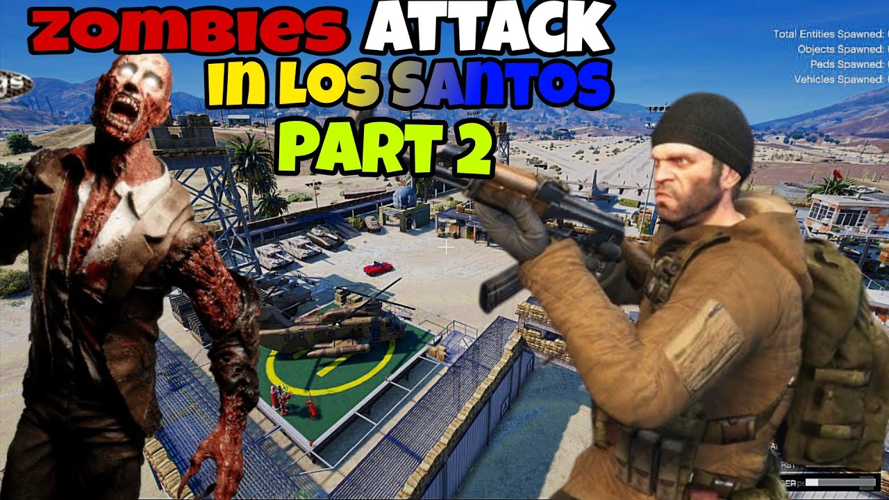 Franklin Starts A Deadly Zombie Apocalypse In Los Santos In GTA 5! || GTA 5 GAMEPLAY #11