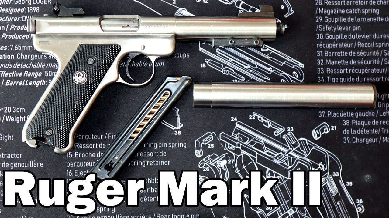 Ruger Mk.II Target – Pistolet Silencieux en .22 Long Rifle