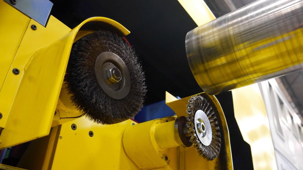 Railroad Axle Bearing Journal Wire Brush Station