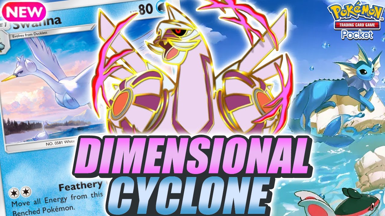 ULTIMATE WATER COMBO ! Flow and Crash with PALKIA , SWANNA & VAPOREON ! - Pokemon TCG Pocket