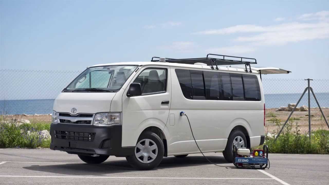 Toyota Hiace converted into a mobile laboratory clinic