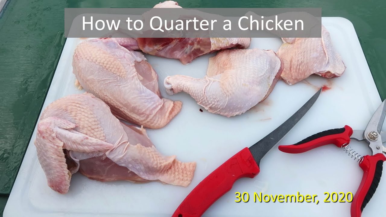 How to Quarter a Chicken