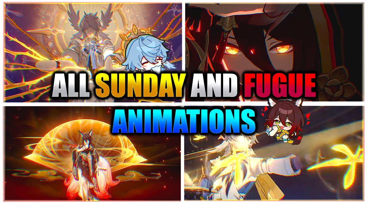 SUNDAY AND FUGUE ANIMATIONS ARE FINALLY LEAKED ‼️‼️‼️