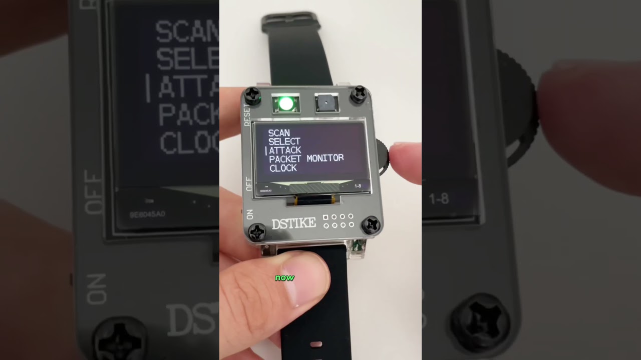 How to Attack any WiFi Network With This DIY Hacking Wristwatch #electronics #engineering #hacker