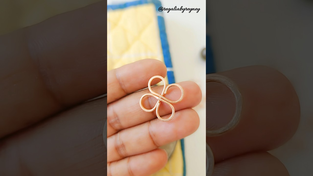 How to get your wire Jewelry clean hammered? #regaliabyreyney #jewelrymaking #wirewrappedjewelry