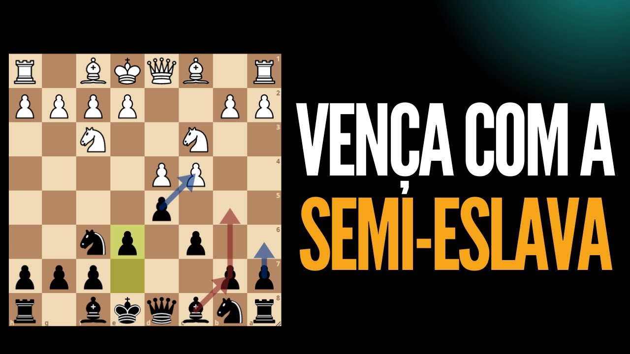 Curso completo da Defesa Semi-eslava: Ven&ccedil;a o 1. d4