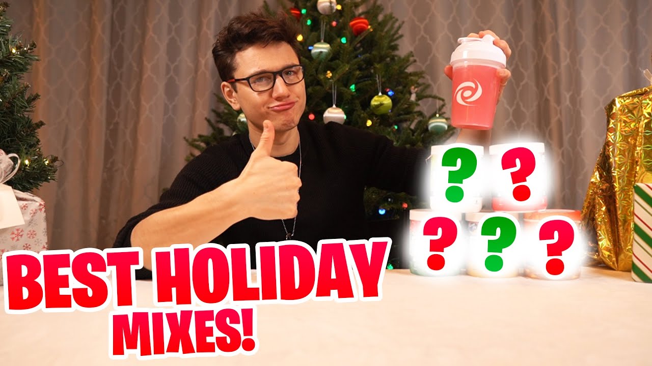 THE BEST G-FUEL HOLIDAY FLAVORS & MIXES OF 2020! - G-FUEL CHRISTMAS MIXES!