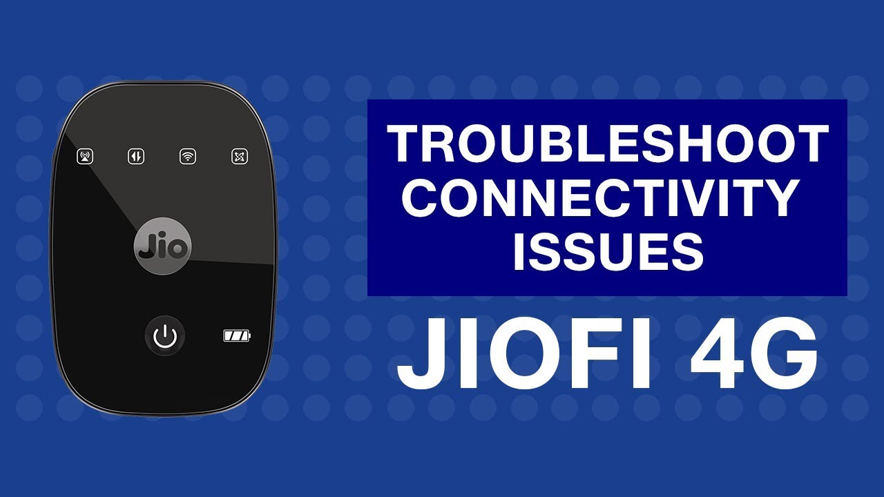 JioFi - How to Troubleshoot Internet Connectivity Issues of JioFi Device | Reliance Jio