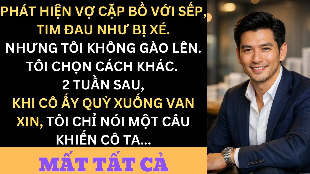 Vợ Tôi Ngoại Tình Với Sếp Tôi Không Làm Ầm Lên – 2 Tuần Sau Cô Ấy Quỳ Gối Van Xin