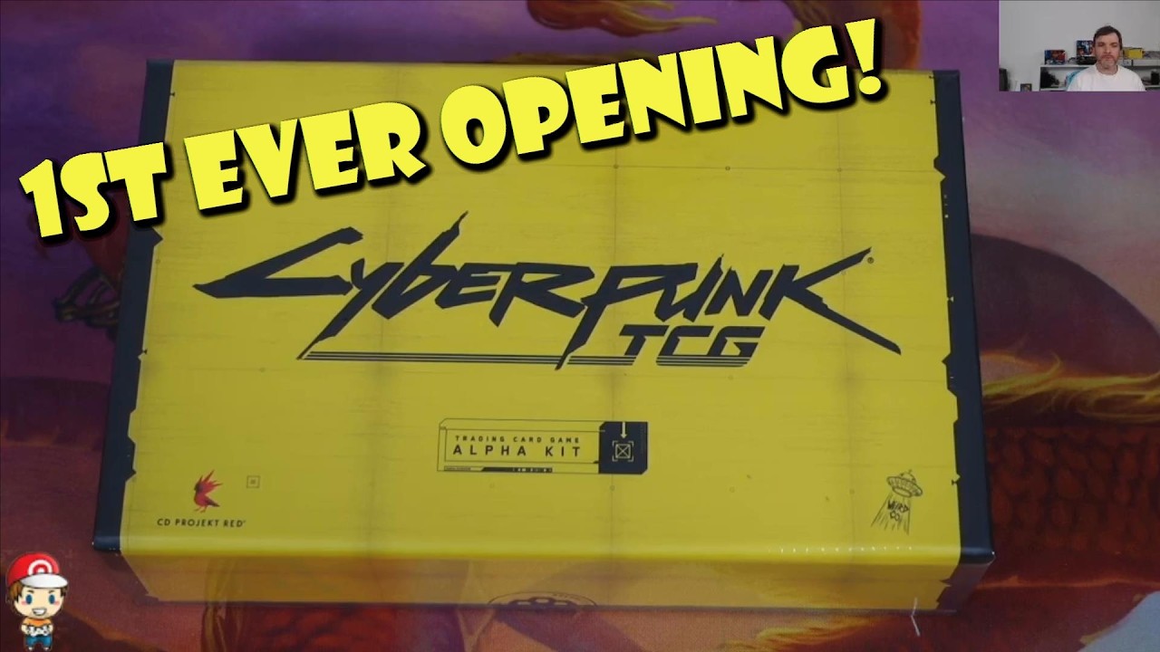 Opening the First EVER Cyberpunk TCG Product! Alpha Kit! This Game Looks AWESOME!