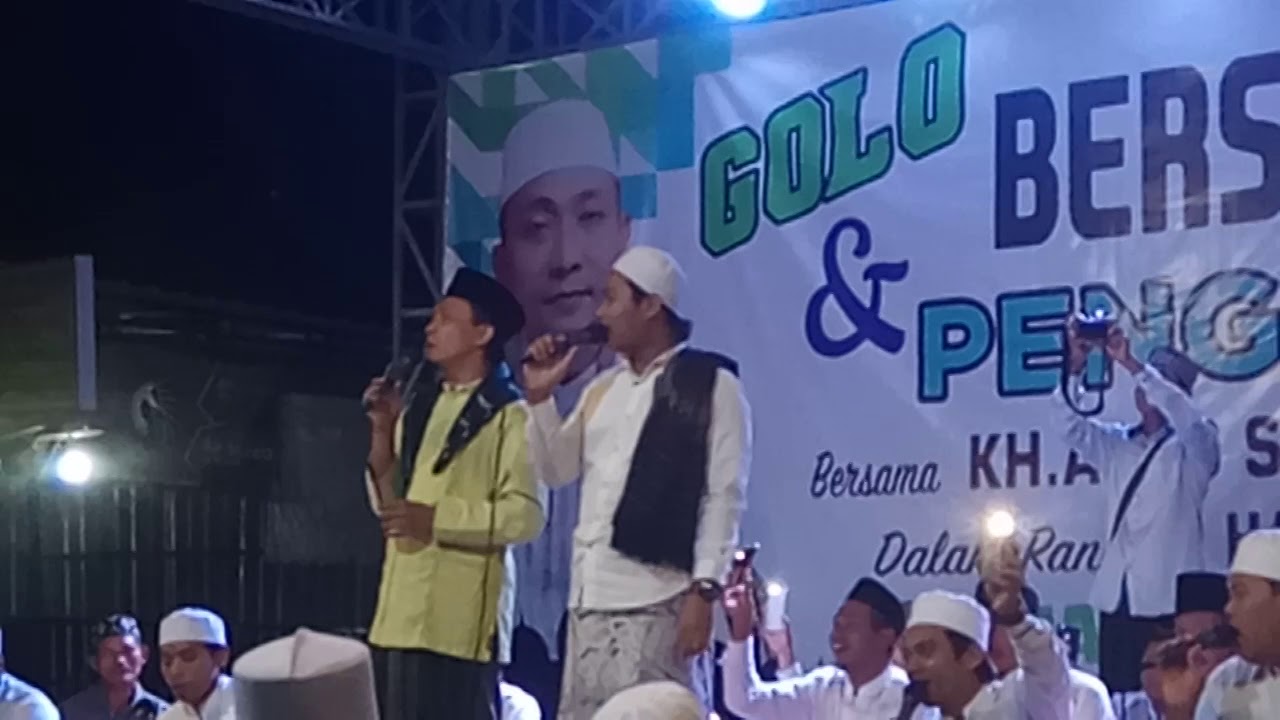 Ridlwan Ashfi duet sama KH. Agus Salim (calon mertuanya)