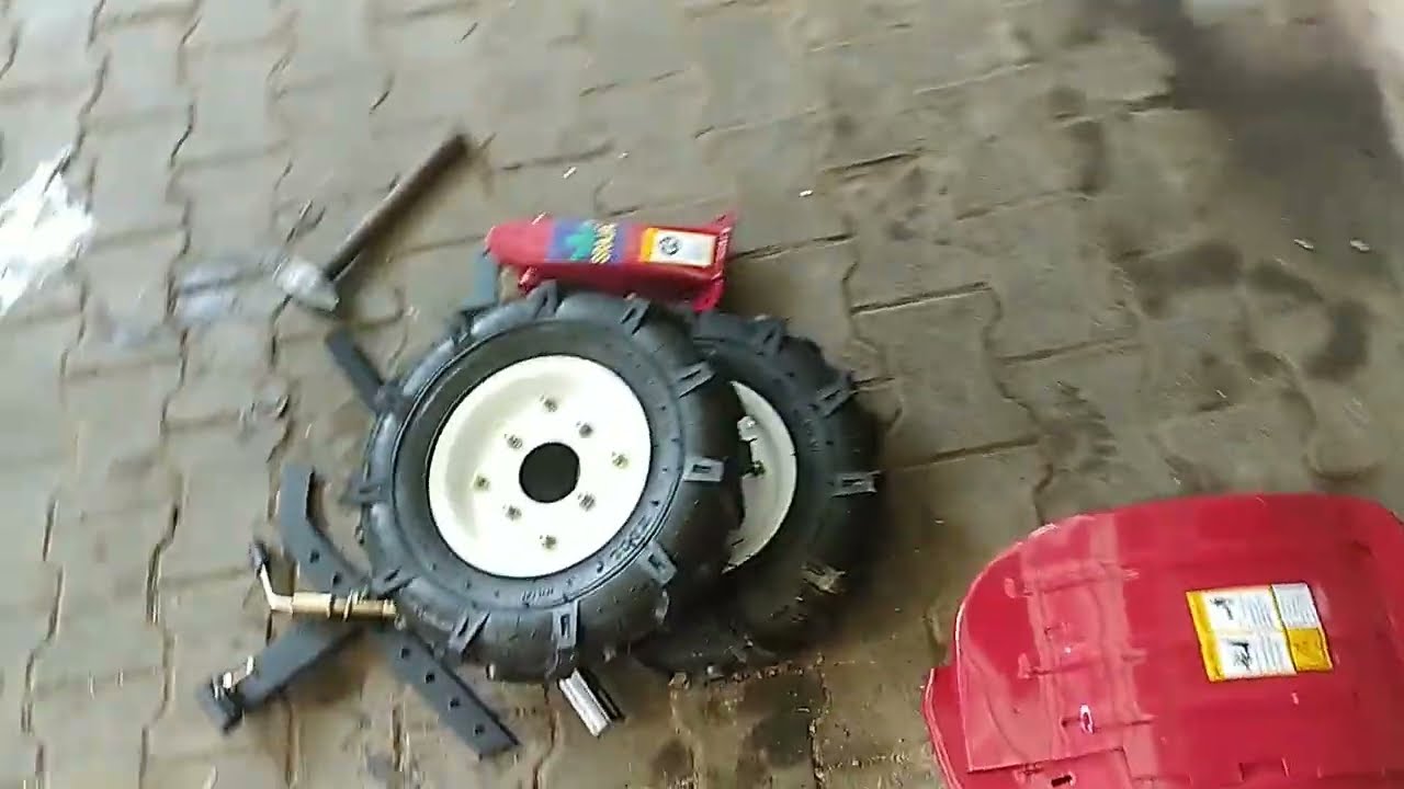 मशीन फिट करे मात्र 10 मिनट में Sraja power tiller R105